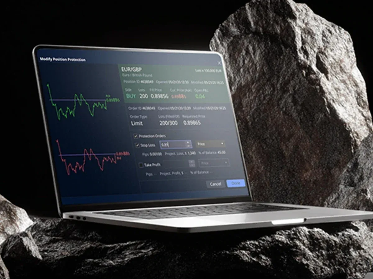 Pepperstone — Visuel des produits et services du site officiel